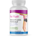 A bottle of UNI KEY Health's Weight Loss Formula dietary supplement that should be used with proper diet and exercise.