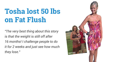 Tosha Lost 50 lbs. - Fat Flush