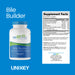 UNI KEY Health's Bile Builder supplement facts, other ingredients, and directions.