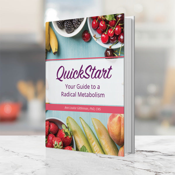 The front cover of the Radical Metabolism QuickStart Guide, a downloadable eBook that is your guide to radical metabolism.