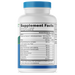 The back of a bottle of Ultra H-3 Plus which shows the supplement facts.